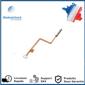 Nappe Capteur d'Empreintes PREMIUM pour Xiaomi Mi 10T Pro 5G - Argent