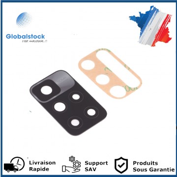 Lentille Caméra Arrière PREMIUM pour Xiaomi Redmi 10 / 10 Prime - Noir