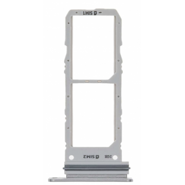 Tiroir double SIM pour Samsung Galaxy Note 10 Stellaire (N970) Argent