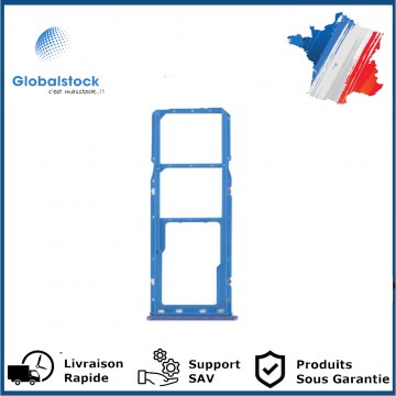 Tiroir Double SIM pour Samsung Galaxy A60 - Foncé Bleu