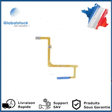 Nappe Capteur d'Empreinte PREMIUM pour Huawei Honor View 30 / View 30 Pro - Bleu