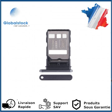 Tiroir Double SIM PREMIUM pour Honor 70 - Noir