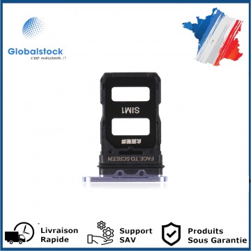 Tiroir Double SIM PREMIUM pour Xiaomi Mi 11 - Violet