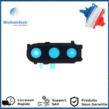 Lentille Caméra avec Nappe PREMIUM pour Xiaomi Mi 9 - Bleu (Avec Châssis)