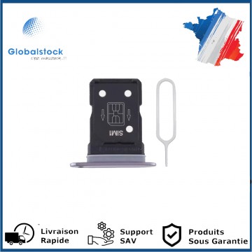 Tiroir Double SIM PREMIUM pour Oppo Find X2 Pro - Noir