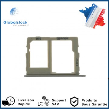 Tiroir Double SIM PREMIUM pour Samsung Galaxy J7 (2018) Or