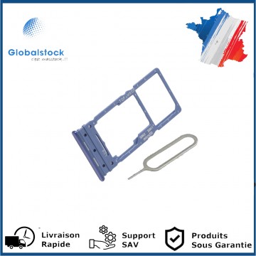 Tiroir SIM PREMIUM pour Samsung Galaxy M53 - Bleu