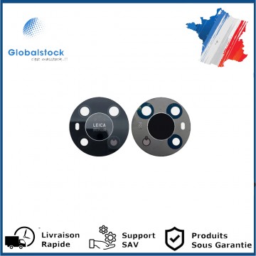 Lentille Caméra Arrière PREMIUM pour Huawei Mate 40 - Noir (Sans Châssis)