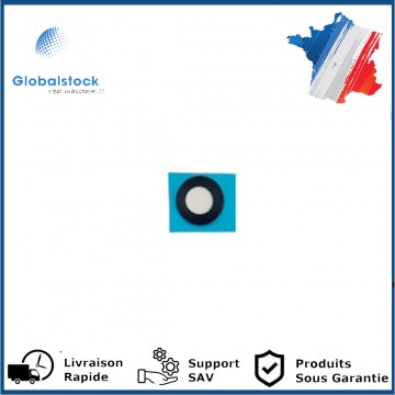Lentille Caméra Arrière avec Flash PREMIUM pour Google Pixel 3 XL - (Avec Châssis) Noir