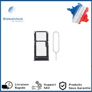 Tiroir Double SIM PREMIUM pour Xiaomi Poco X3 Pro - Noir