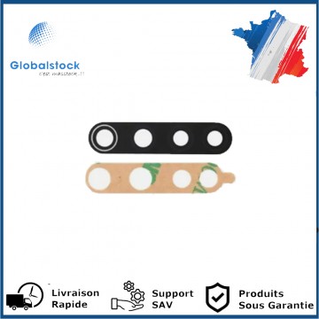 Lentille Caméra Arrière PREMIUM pour Xiaomi Redmi Note 8 - (Avec Châssis) Noire