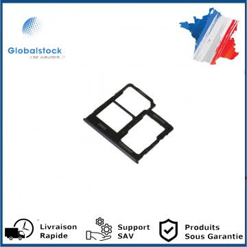 Tiroir Double SIM PREMIUM pour Samsung Galaxy A40 (SM-A405) - Noir