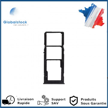 Tiroir Double SIM PREMIUM pour Samsung Galaxy M30 - Noir