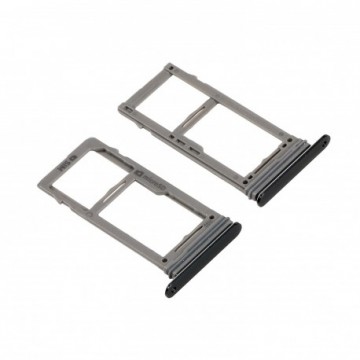 Tiroir SIM + SD pour Samsung Galaxy Note 9 Profond (N960) Noir