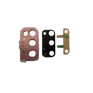 Lentille Caméra Arrière Premium pour Samsung Galaxy S20 - Rose avec Châssis