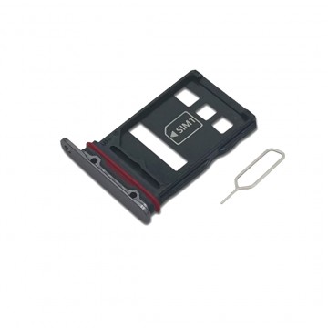Tiroir Double SIM Premium pour Huawei P50 - Noir