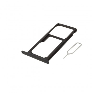 Tiroir Double SIM Premium pour Huawei P9 - Noir