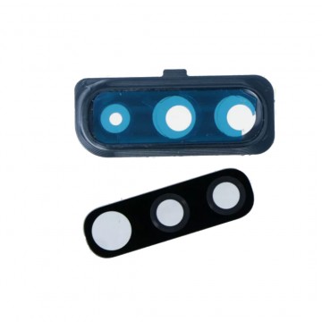 Lentille Caméra Arrière Premium pour Samsung Galaxy A50 - Noir (Avec Châssis)