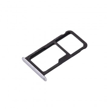 Tiroir SIM Premium pour Huawei P8 Lite 2017 - Argent