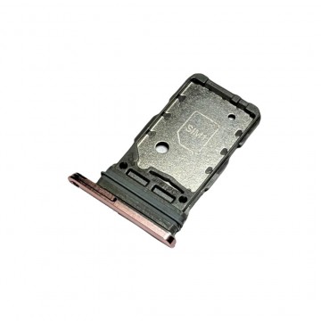 Tiroir Double SIM Premium pour Samsung Galaxy S21 5G - Rose