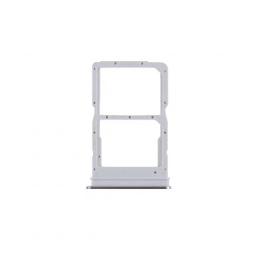 Tiroir Double SIM Premium pour Honor X8 4G - Argent