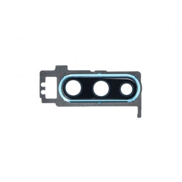 Lentille Caméra Arrière Premium pour Huawei P30 - Avec Châssis Bleu