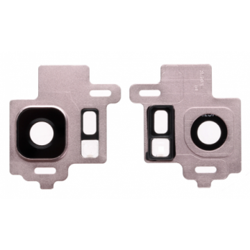 Lentille caméra arrière Rose poudré pour Samsung Galaxy S8 G950 / S8 + G955