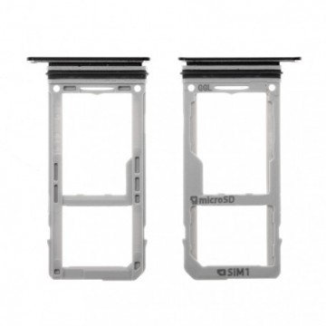 Tiroir SIM + SD pour Samsung Galaxy Note 8 (N950) Noir