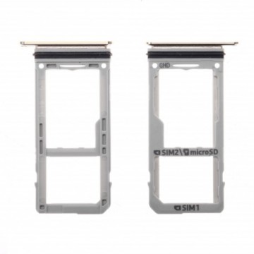 Tiroir SIM + SD pour Samsung Galaxy Note 8 Or (N950)