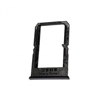 Tiroir Double SIM pour Oppo Reno4 Z 5G - Noir