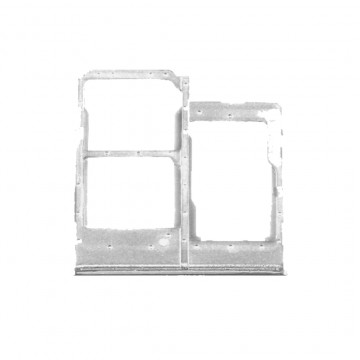 Tiroir Double SIM + Micro SD pour Samsung A20e - Argent