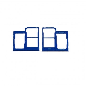 Tiroir SIM PREMIUM pour Samsung Galaxy A40 - Bleu