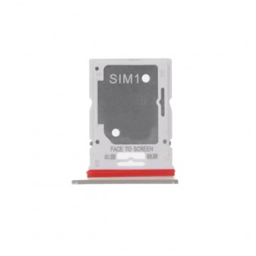 Tiroir Double SIM Premium pour Xiaomi Redmi Note 11 Pro 5G - Argent