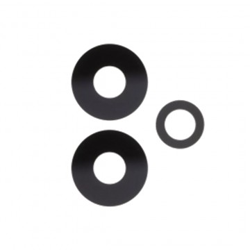 Lentille de Caméra Arrière pour Xiaomi Redmi Note 12 5G (, 3 pcs) Sans Châssis Noir
