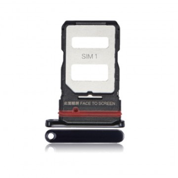 Tiroir Double SIM Premium pour Xiaomi 12T / 12T Pro - Noir
