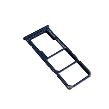 Tiroir Double SIM Premium pour Samsung Galaxy M20 (SM-M205F) - Bleu