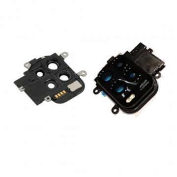 Lentille Caméra Arrière avec Lunette pour Xiaomi Mi 10 Lite 5G Bleu