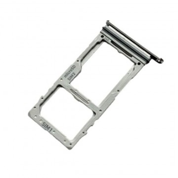 Tiroir Double SIM PREMIUM pour Samsung Galaxy S10 Lite (G770F) - Blanc