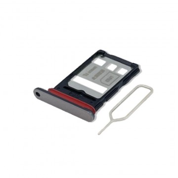 Tiroir Double SIM Premium pour Honor 50 - Argent