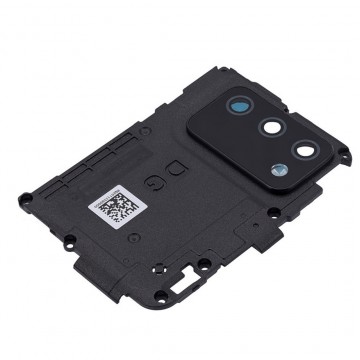 Lentille de Caméra Arrière pour Samsung Galaxy A02s / A03s - avec Châssis Noir