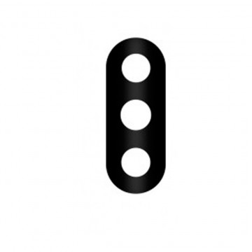 Lentille Caméra pour Xiaomi Mi Mix 3 Noir