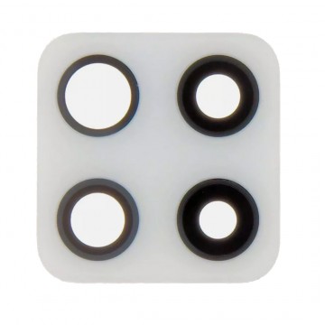 Lentille en verre caméra arrière pour Samsung Galaxy A42 5G Blanc