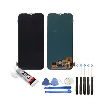Écran LCD + Vitre Tactile pour Xiaomi Mi A3 / Mi CC9e - Noir avec Outils