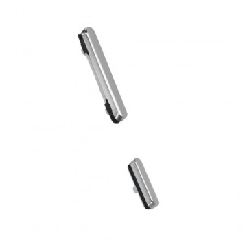 Nappe bouton power et volume pour Samsung Galaxy S23 Ultra 2pcs in one set Argent