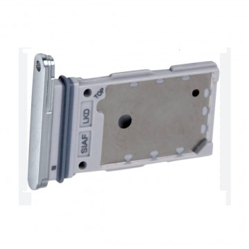 Tiroir carte sim pour Samsung Galaxy S23/S23+ Double Carte Argent