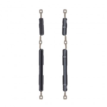 Bouton latéral de volume externe pour Motorola Moto E6 2pcs Noir