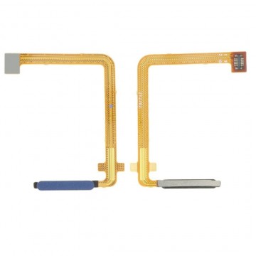 Câble flexible pour bouton power avec capteur d'empreintes digitales pour Motorola Moto G51 5G clair Bleu