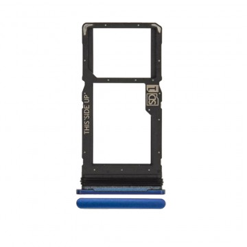 Tiroir Simple SIM pour Motorola Moto G Stylus 2022 Bleu
