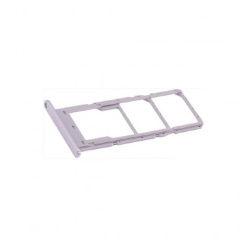 Tiroir carte sim pour Samsung Galaxy A14 4G A145 A145R Double Carte Argent