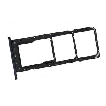 Tiroir carte sim pour Samsung Galaxy A14 4G A145 A145R Double Carte Noir